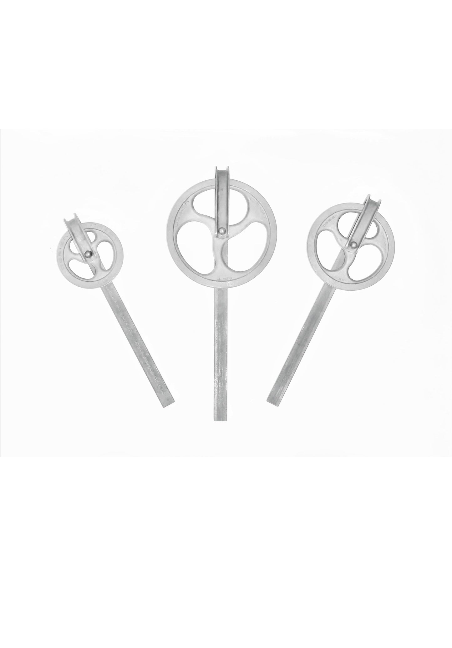 Grote hangrol schuifdeur wiel 200mm met industriële look en spaken