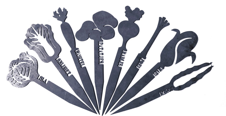 Smeedijzeren groentelabels 1,5 mm – ambachtelijk België