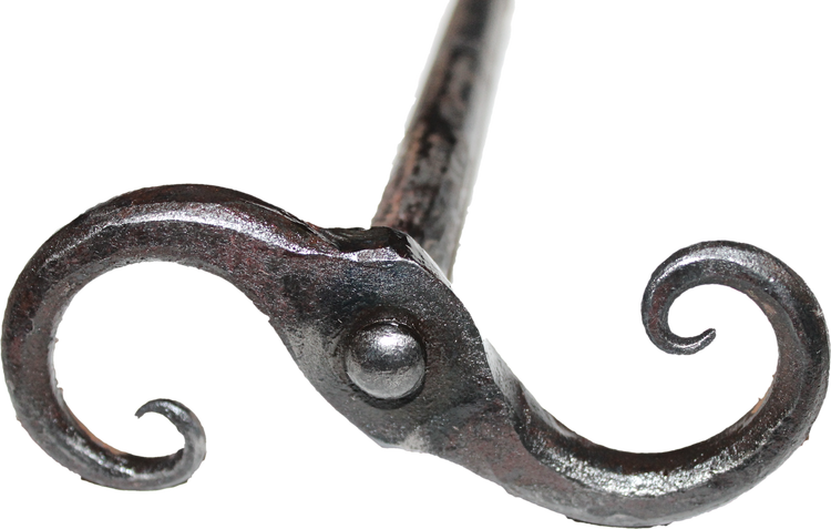 Handgesmede luikscharnieren & S-vorm wervels in smeedijzer